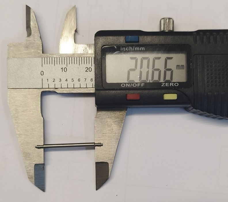 Щифтове пинове патенти за каишки на часовници 20, 21, 22, 23 и 24 мм