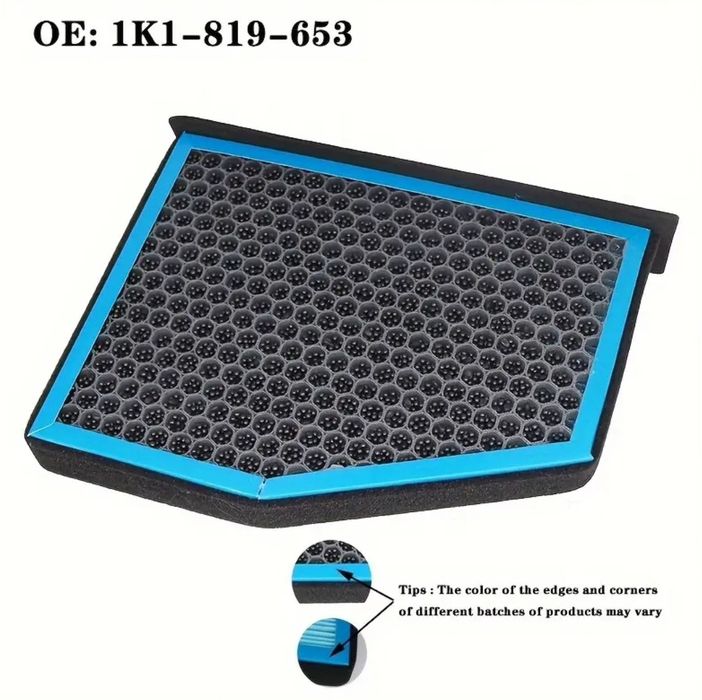 • Ароматизиран поленов филтър за купе с активен въглен за VAG групата