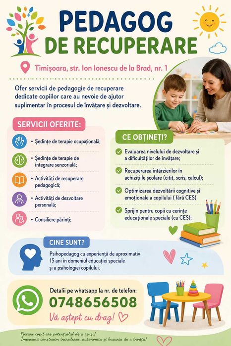 Terapii copii cu dificultati de invatare