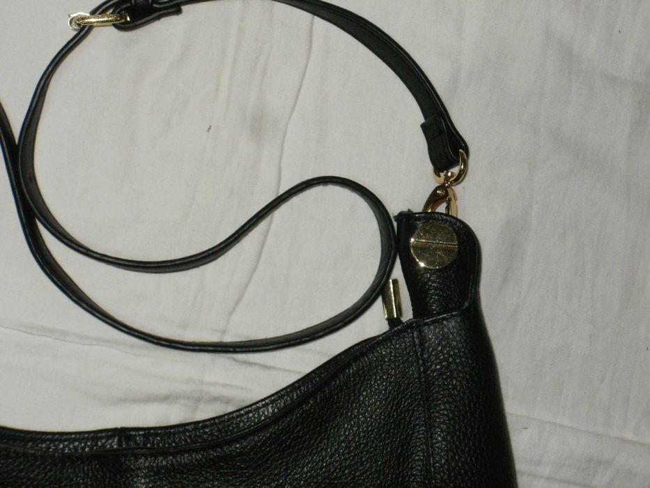 нова черна дамска естествена кожа