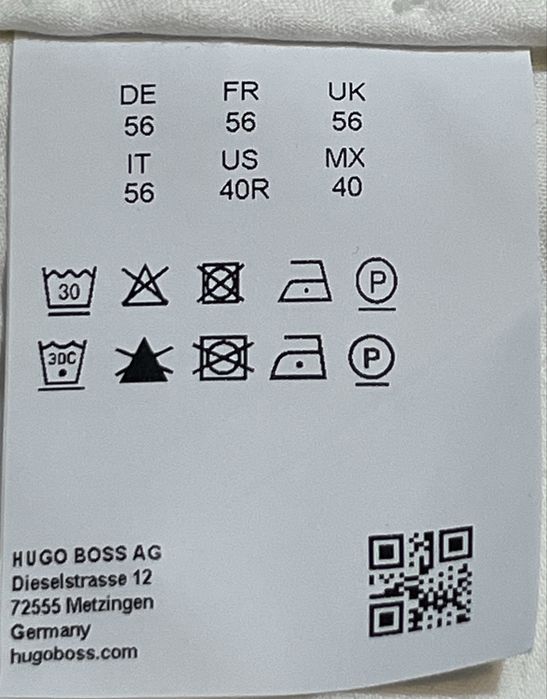 Брюки Hugo Boss лён мужской