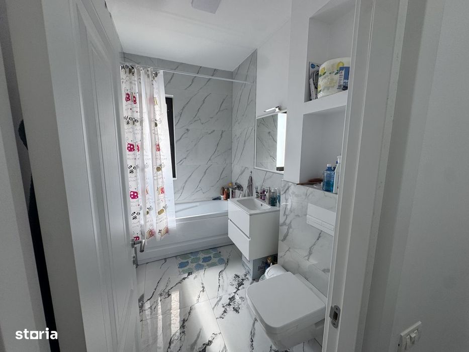 Apartament 2 camere, 58 mp mobilat modern in Giroc – confort si lini