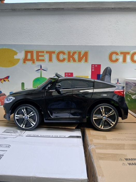 Промо!!Акумулаторен джип BMW 6GT с меки гуми 12V