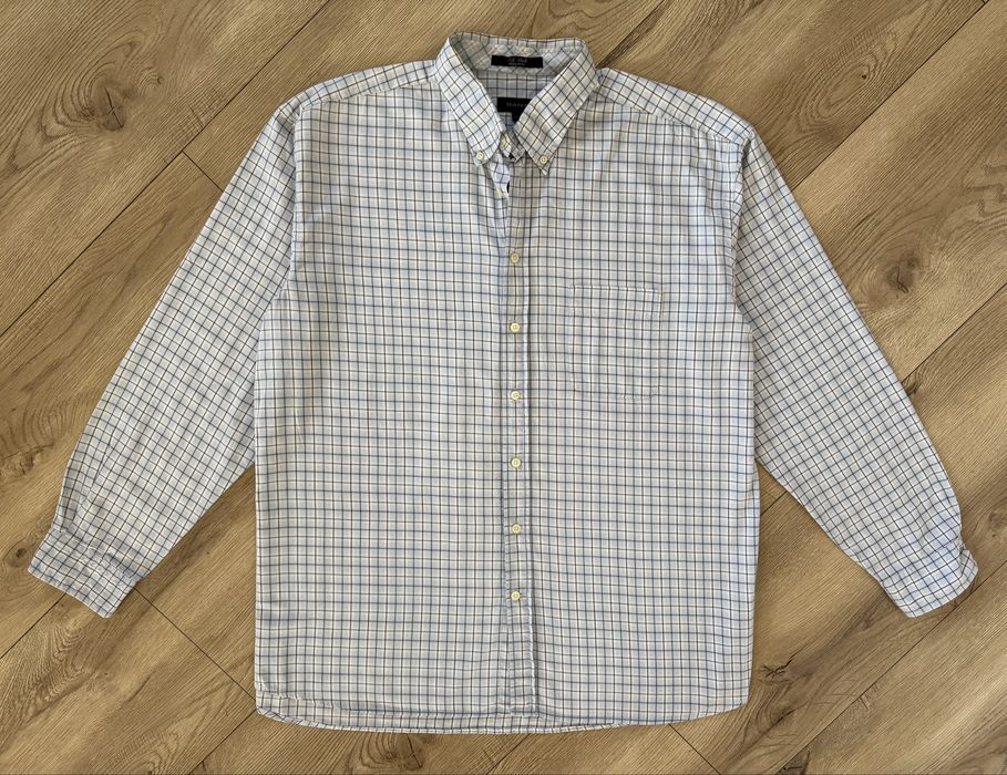 Camasa GANT Hill Twill Carouri Maneca Lunga Barbati | Marime XXL