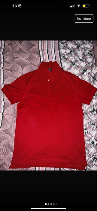 Tricou Tommy Hilfiger rosu