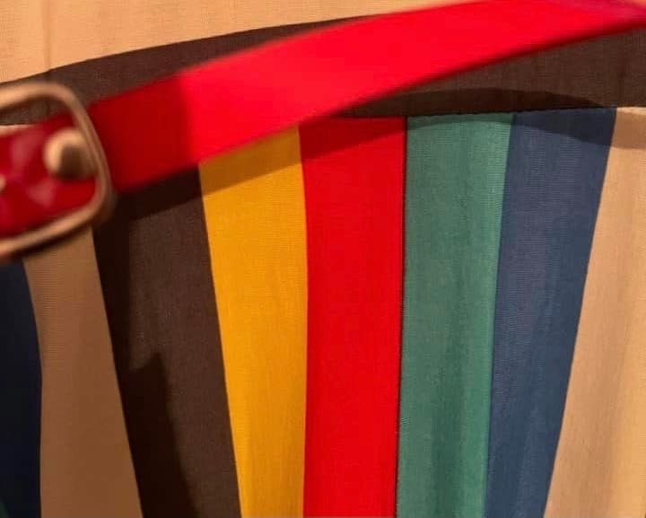 Луксозна пъстроцветна ефирна лятна рокля много красива С С/М М М/ Л Л