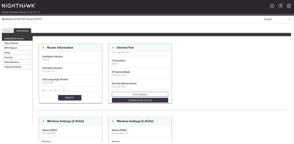 Netgear RAX10, WiFi 6, AX1800