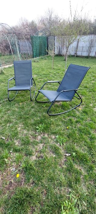 Vind 2 Scaune Balansoar Terasa Noi