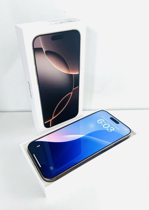 Като НОВ! iPhone 16 Pro Max 256GB Desert Titanium ГАРАНЦИЯ!