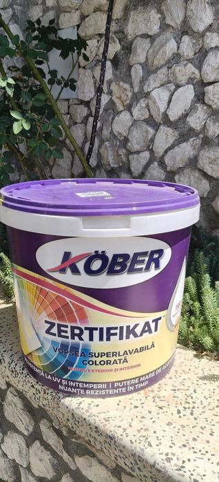Vand lavabil galben cutie 15l NOU
