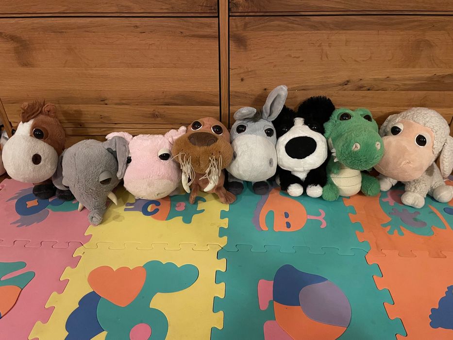 Играчка динозаври,конструктор Clementoni,меки кубчета,плюшени играчки