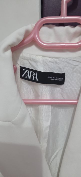 Бяла рокля сако zara XS-S