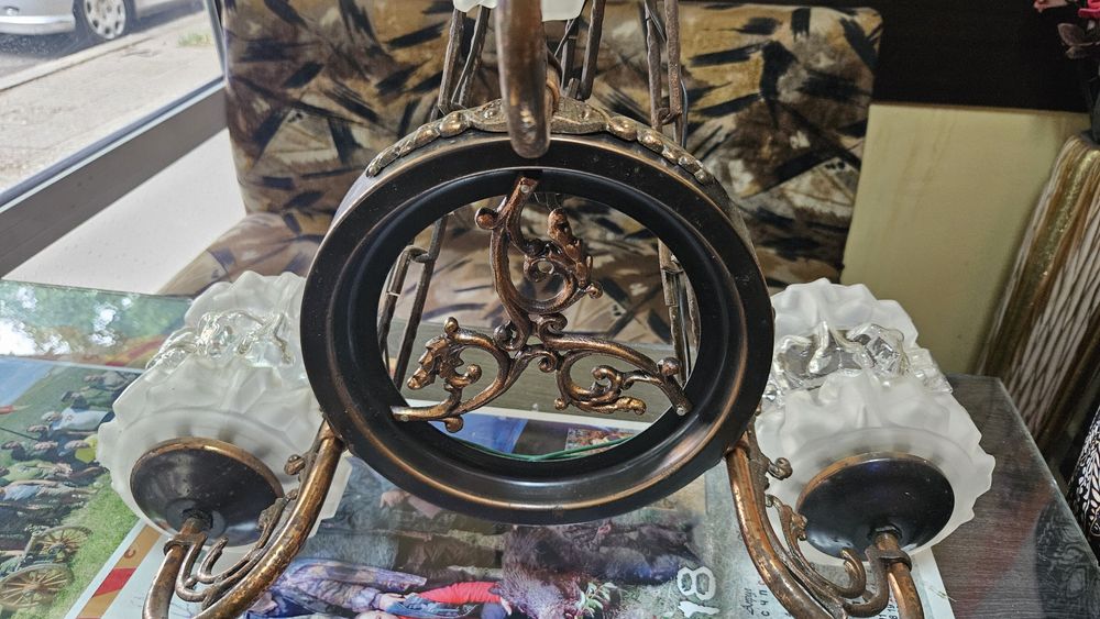 Абажур от ковано желязо