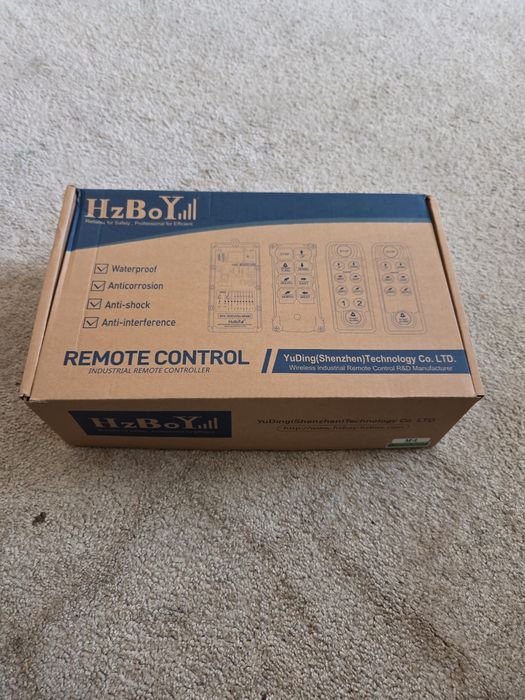HZBOY M4 Sistem de telecomandă wireless cu 4 canale 12V 24V DC pentru pompă hidraulică, Lift