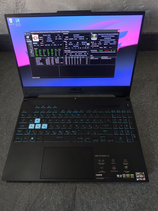 Laptop Gaming ASUS TUF A15 - RTX 3070, Ryzen 7, 16GB RAM, 1TB SSD