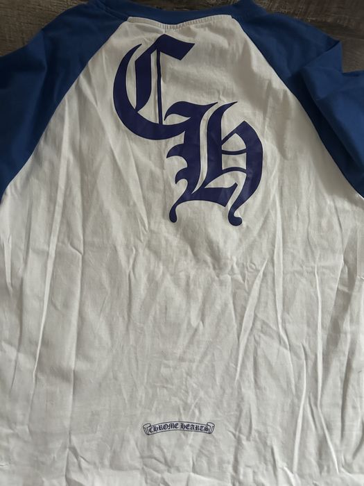 bluza chrome hearts albastra