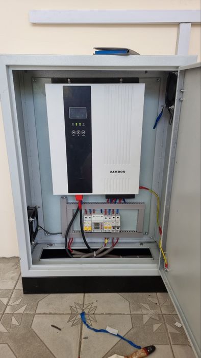 Установка солнечный панели