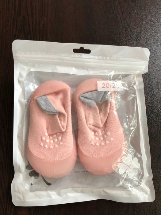 Бебешки пантофки със силиконови подметки 20 21 размер 12,5 стелката