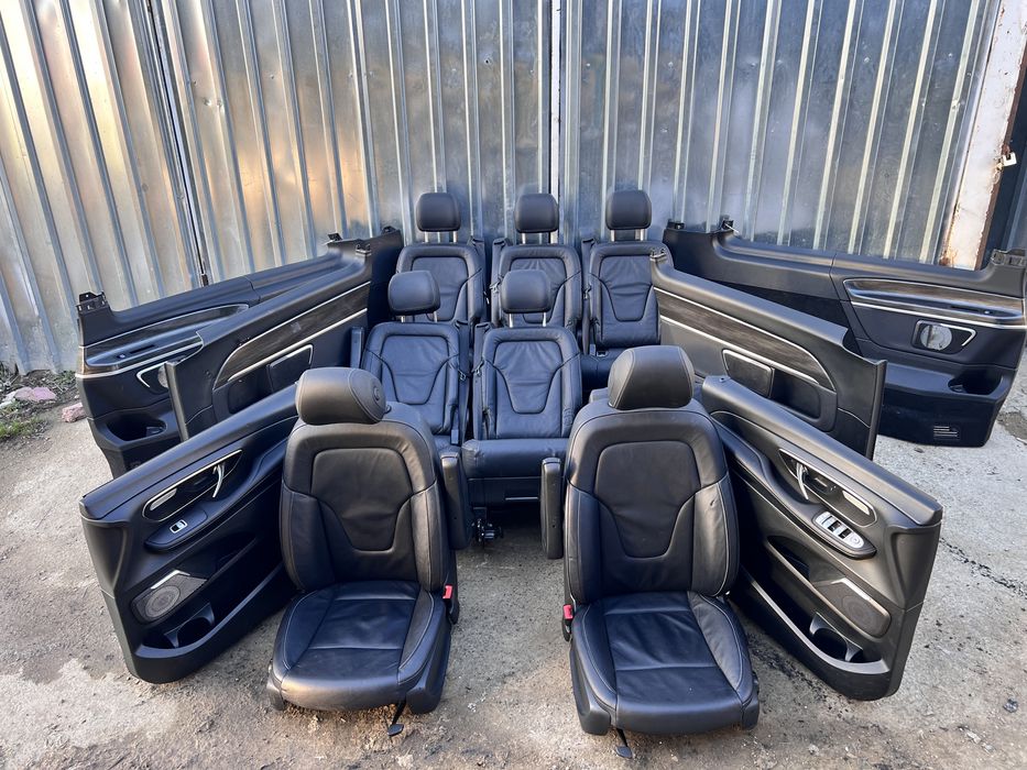 Mercedes Vito V-class W447 Interior Complet Scaune 8 Locuri Piele