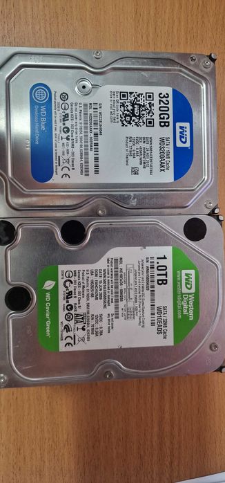 Жесткие диски разного объема