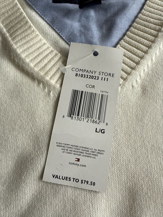 Мужская кофта tommy hilfiger размер L