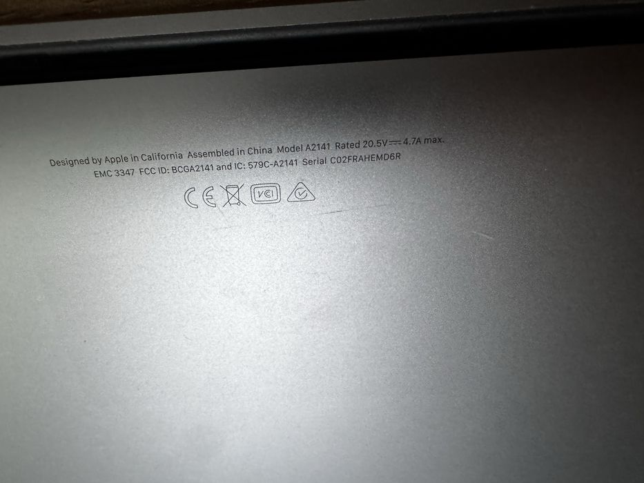 Apple Macbook pro16 2019