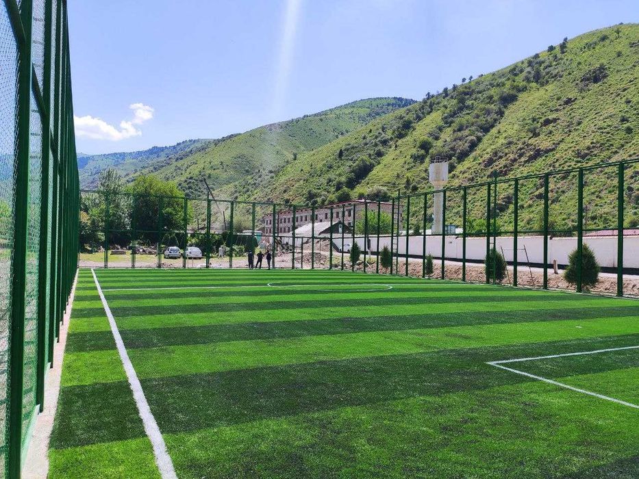 Строительство футбольных стадионов по Узбекистану. Искусственный газон