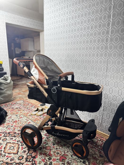 Продам коляску с авто креслом