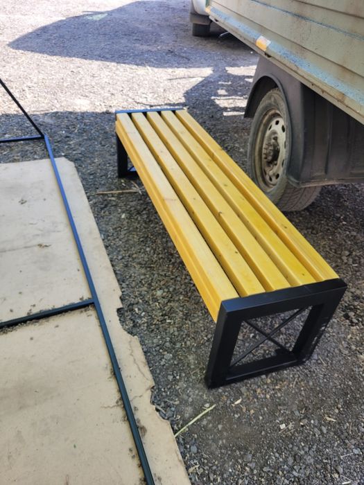 Скамья парковая без спинки