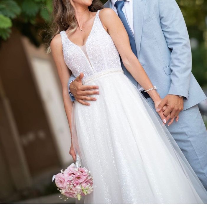 Сватбена рокля размер S