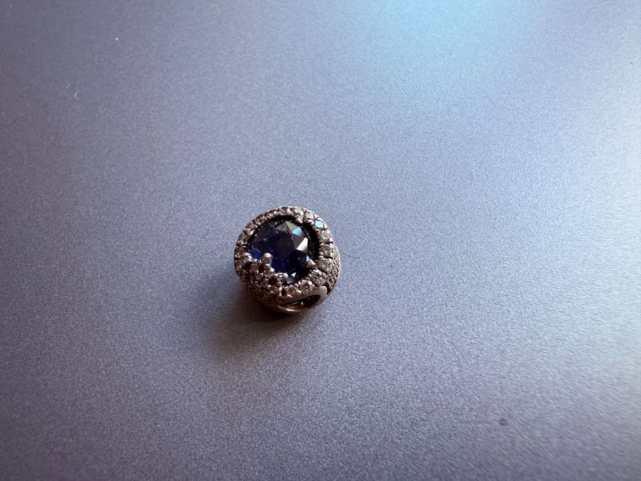 Pandora - Blue Dazzling Snowflake Charm cu cristal albastru