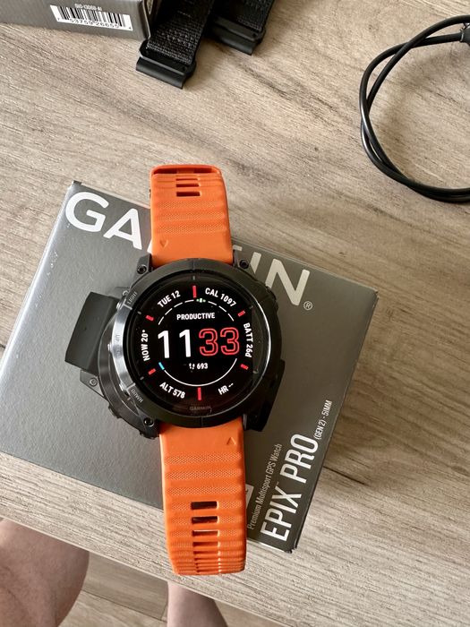 Garmin Epix Pro Gen 2 Sapphire 51mm + оригинални каишки