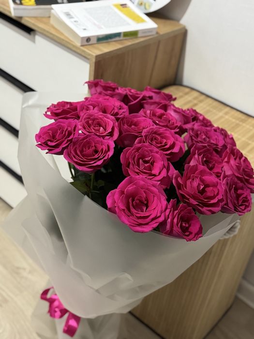 цветы розовые розы