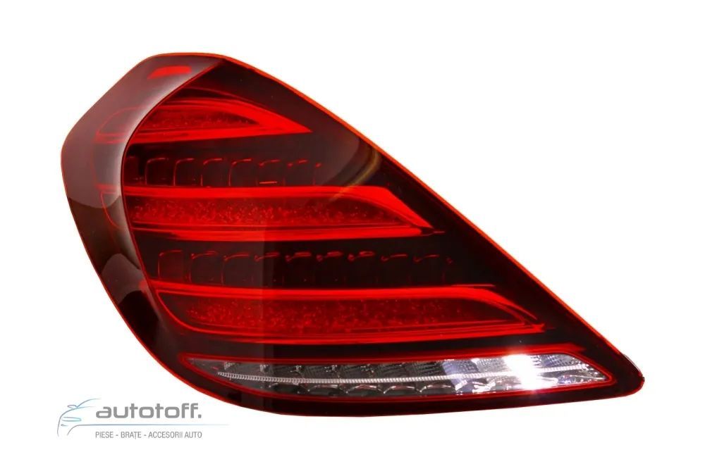 Stopuri Full LED compatibile cu Mercedes S-Class W222 (2013-2017) Semnalizare Secventiala Facelift Design