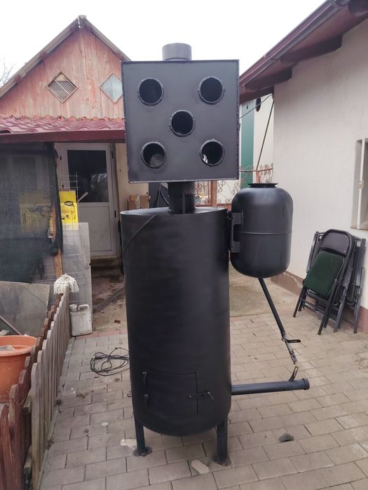 Soba cu arzător pe ulei ars