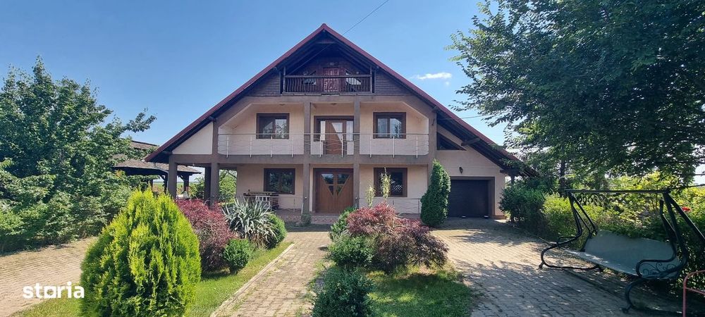 Casă rezidențială cu mansardă și garaj, teren 5000mp, Cateasca, Arges