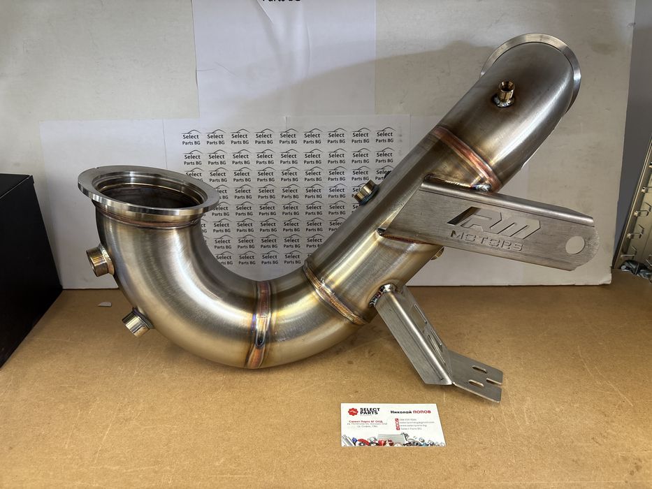 Downpipe RM Motors Даунпайп мерецедес mercedes CLA A45 S AMG 812105