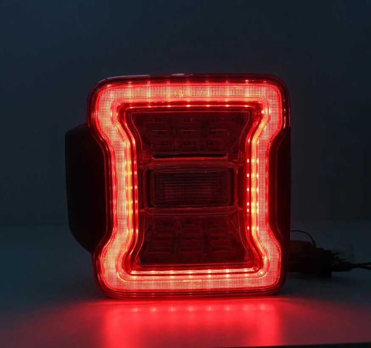 Stopuri LED Jeep Wrangler JK 2007-2017 Upgrade La JL Style 2017+
