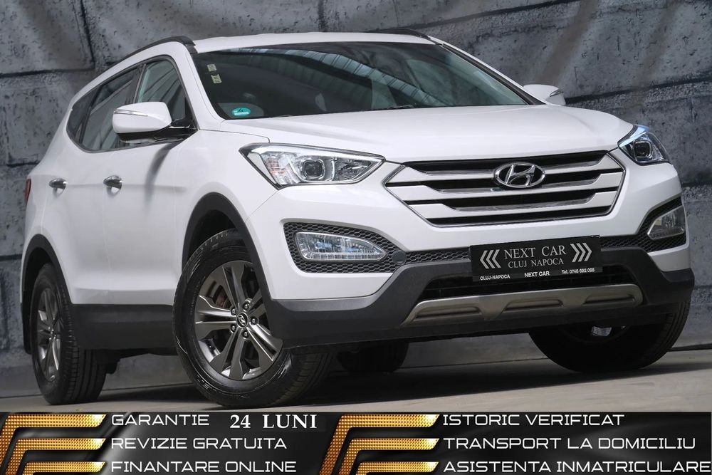 Hyundai Santa Fe GARANTIE 24 LUNI*RATE*197Cp*7 Locuri*4x4*Automata*Piele*Navi*Led