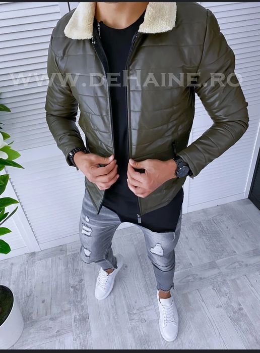 Geaca groasa de piele