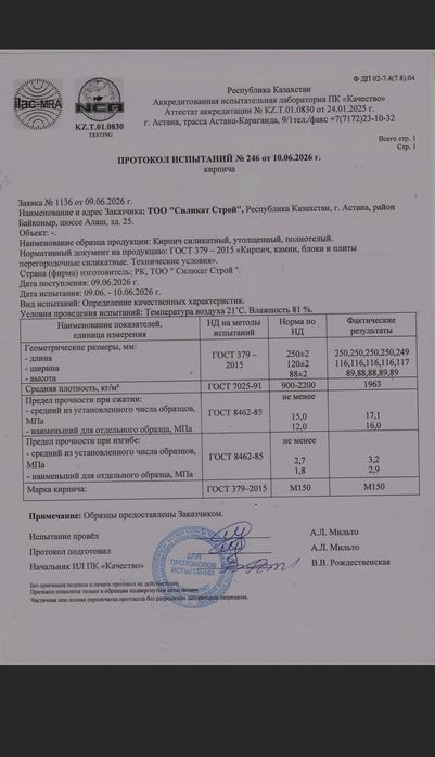 Силикатный кирпич