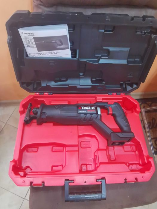 НОВ Немски Безчетков Саблен Трион 4 Ah Parkside Performance Германия