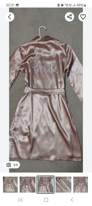Halat roz pudrat "Bride"