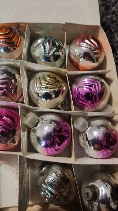 Елочные игрушки времен СССР