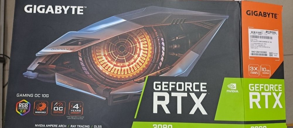 Rtx 3080 gigabyte gaming oc