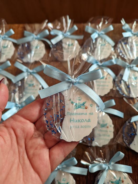 Магнити от епоксидна смола бебешка погача/ епокси магнити бебешка пита