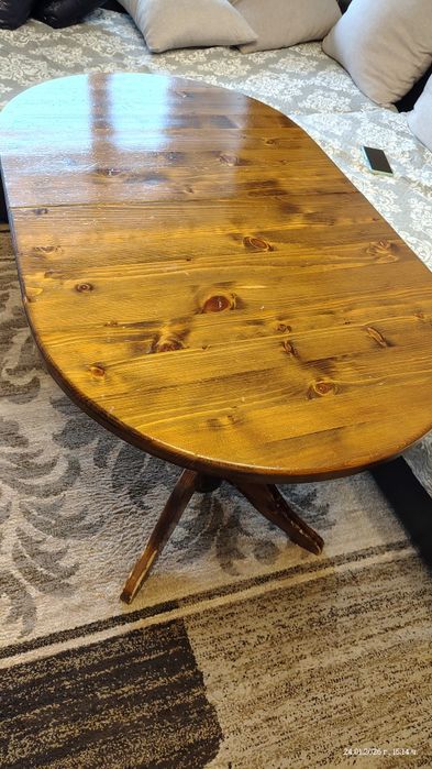 Дървена разтегателна маса