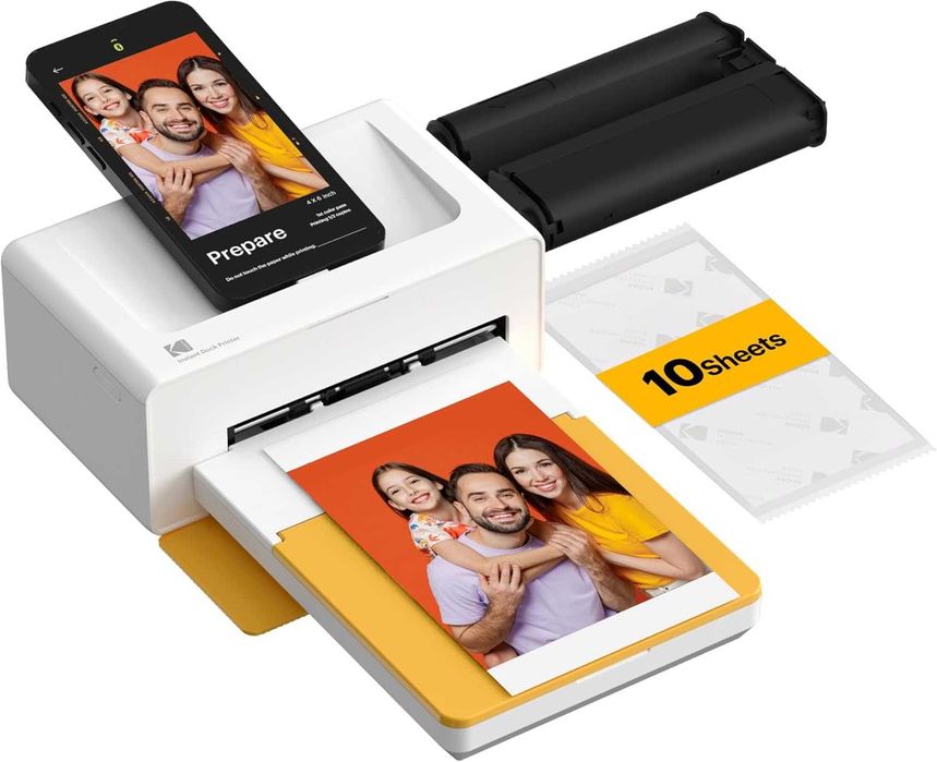 Фотопринтер KODAK Dock Plus 4x6 за телефон