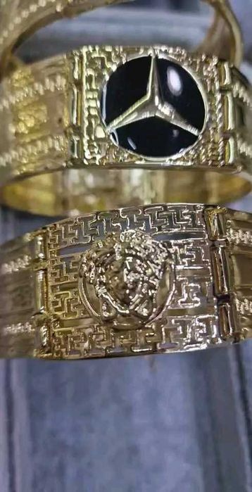 Позлатени бижута 14К златно покритие имат и печат