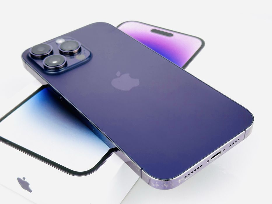 Apple iPhone 14 Pro Max 128GB Deep Purple Перфектен! Гаранция!
